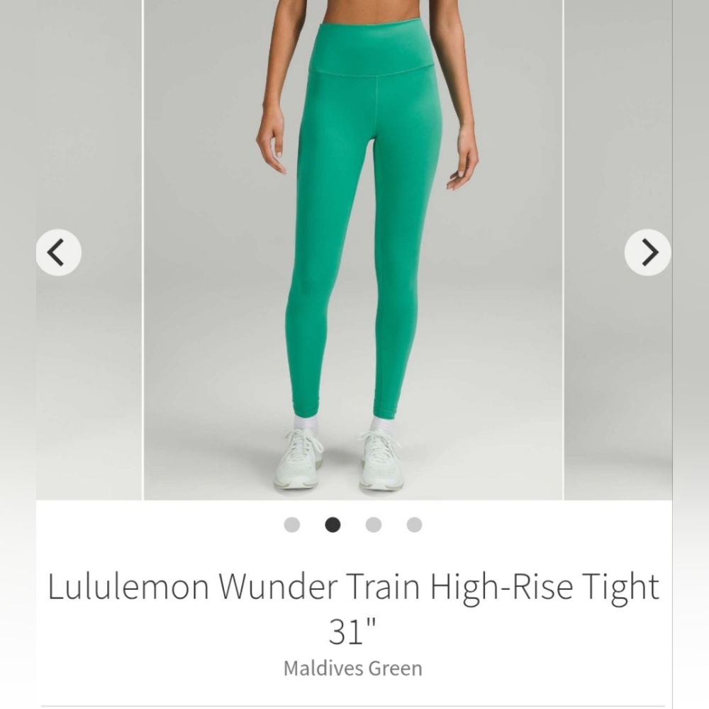 Lululemon Wunder Train High Rise Tight 31"